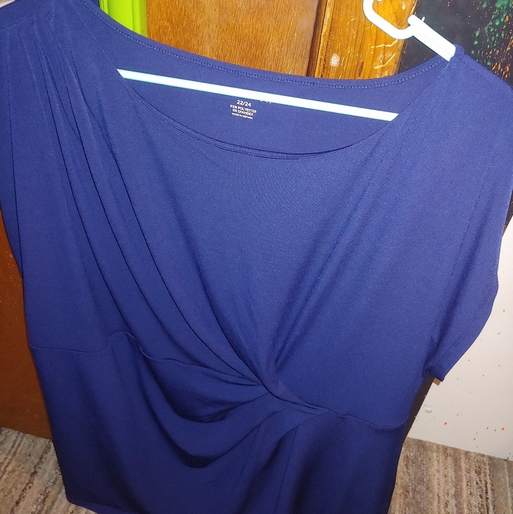 Lane Bryant 22/24 Navy Professional Top